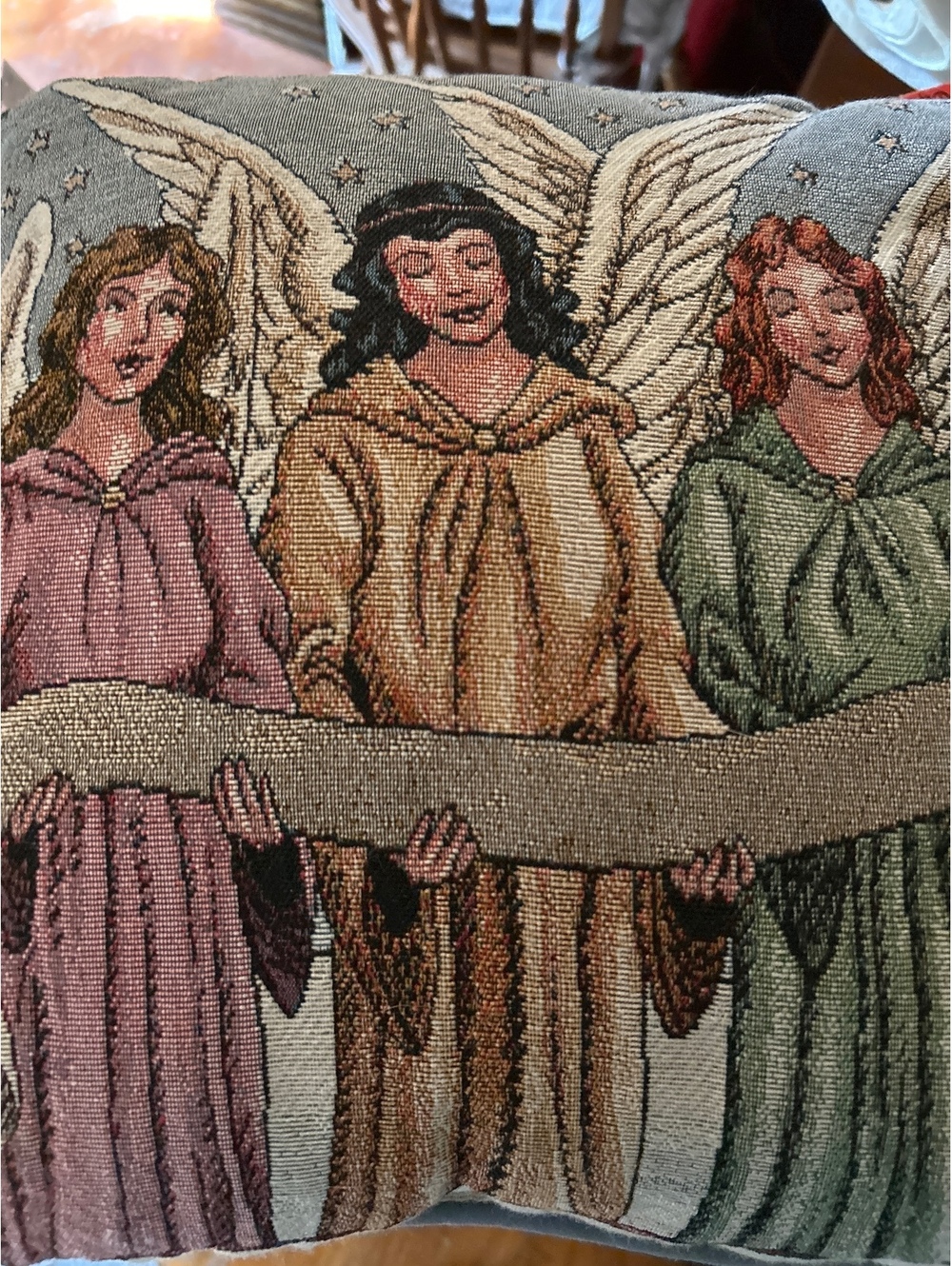 Martha Stewart Everyday Angel Tapestry Pillow Cover